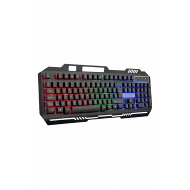 Işıklı Oyuncu Q Klavye Mouse Seti Siyah Gaming Oyuncu Klavye