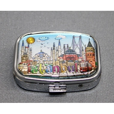 İstanbul Temalı İlaç Kutusu - Model 14