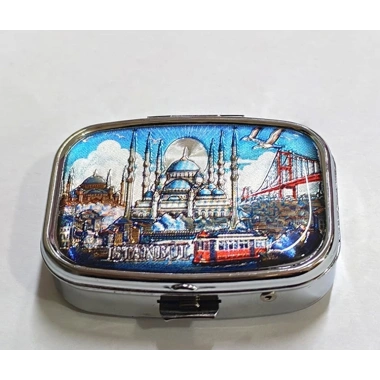 İstanbul Temalı İlaç Kutusu - Model 3