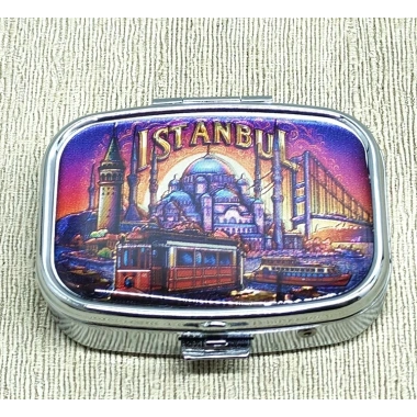 İstanbul Temalı İlaç Kutusu - Model 8