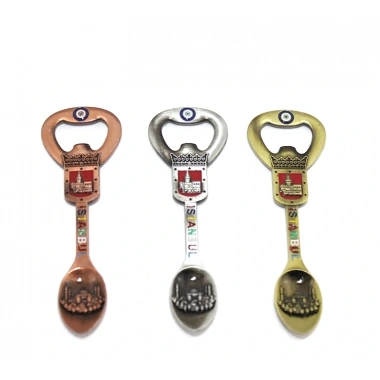 İstanbul Temalı Metal Magnet Ve Açacak Kaşık Tasarımlı