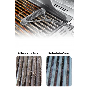 Izgara Tel Temizlik Fırçası