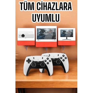 Joystick Çift Kollu Oyun Kolu Retro Oyun Yüksek Çözünürlüklü 3D Game