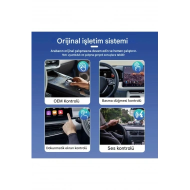 Kablosuz Android Auto/Car Play USB Dongle Cihazı