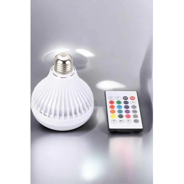 Kablosuz Bluetooth Hoparlör Led Lamba