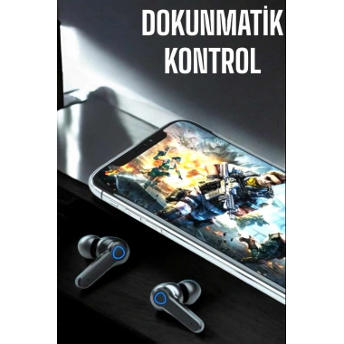 Kablosuz Bluetooth Kulaklık Dokunmatik Kontrol Uzun Pil Ömrü