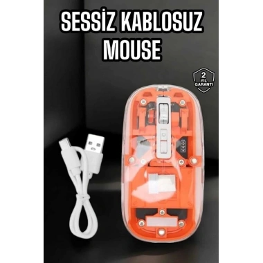 Kablosuz Mouse Fare 5.0 Bluetooth Bağlantılı USB Girişli