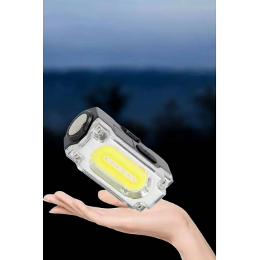 Kafa Lambası El Fenerli Kamp Lambası USB Şarjlı Esnek Lamba