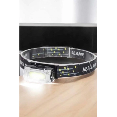 Kafa Lambası El Fenerli Kamp Lambası USB Şarjlı Esnek Lamba