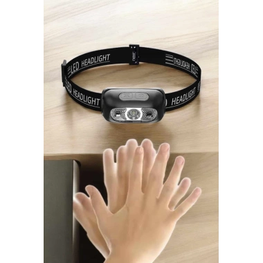 Kafa Lambası Kamp Lambası Led Işık Şarjlı Ayarlanabilir