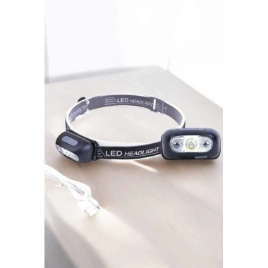 Kafa Lambası Kamp Lambası Sensörlü Şarjlı Ayarlanabilir