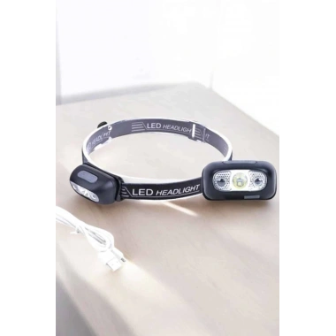 Kafa Lambası Kamp Lambası Sensörlü Şarjlı Ayarlanabilir