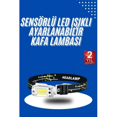 Kafa Lambası, Su Geçirmez Kafa Feneri 3 Mod Aydınlatma