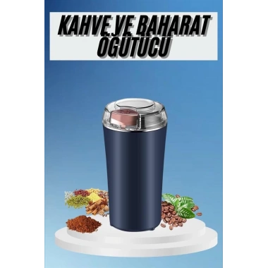 Kahve ve Baharat Öğütücü Kolay Temizlenebilir Paslanmaz Çelik Taşınabilir