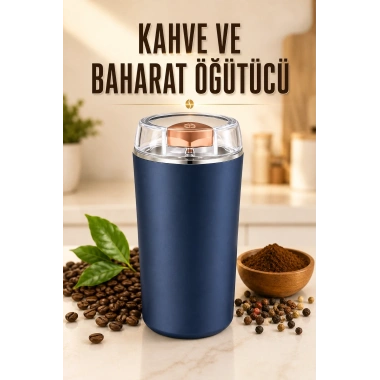 Kahve Ve Baharat Öğütücü Paslanmaz Çelik Dayanıklı Kolay Kullanım