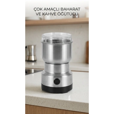 Kahve ve Baharat Öğütücü Paslanmaz Çelik Yüksek Kapasiteli