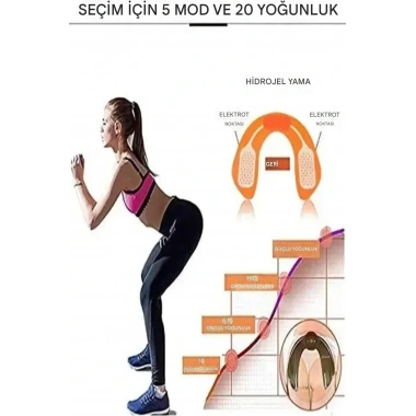 Kalça Egzersiz Ve Sıkılaştırma Masaj Aleti EMS Hips Trainer