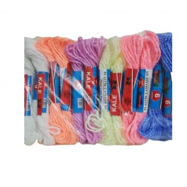 KALE Plastik Çamaşır ipi 8 Metre 24 Adet (5468)