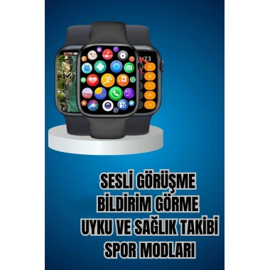 Kaliteli Akıllı Saat ve Kaliteli Bluetooth Kulaklık ANC Özelliği Uzun Pil Ömrü