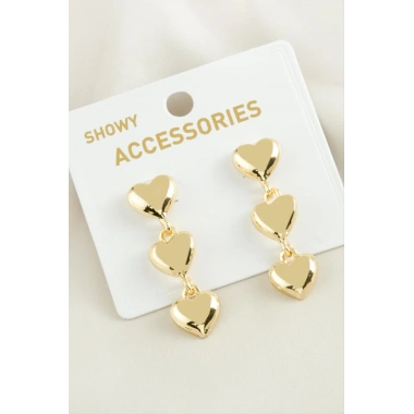Kalp Yeni Sezon Metal Küpe