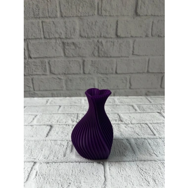 Kalpli Mor Mini Vazo 5 cm Dekoratif Masa Üstü Aksesuar