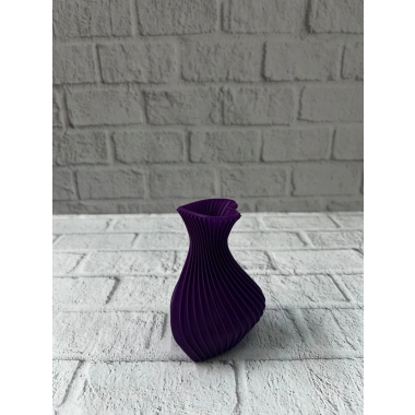 Kalpli Mor Mini Vazo 5 cm Dekoratif Masa Üstü Aksesuar