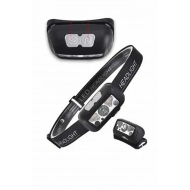 Kamp Lambası Kafa Feneri Kafa Lambası Ayarlanabilir Sensörlü Şarjlı