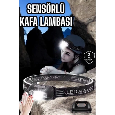 Kamp Lambası Led Işık Kafa Lambası Balıkçı Lambası Ayarlanabilir