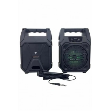 Karaoke Mikrofonlu Fm Radyolu Bluetooth Hoparlör Yüksek Ses Kaliteli