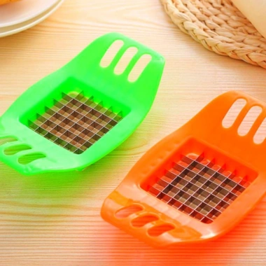 Kare Dizayn Pratik Kolay Patates Dilimeme Aleti Aparatı Bıçağı (5468)