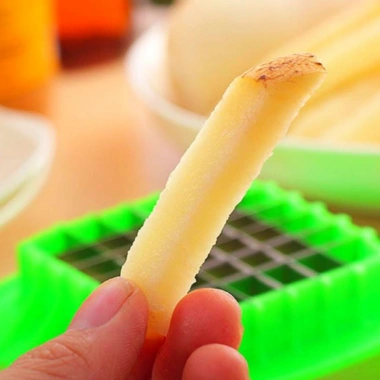 Kare Dizayn Pratik Kolay Patates Dilimeme Aleti Aparatı Bıçağı (5468)