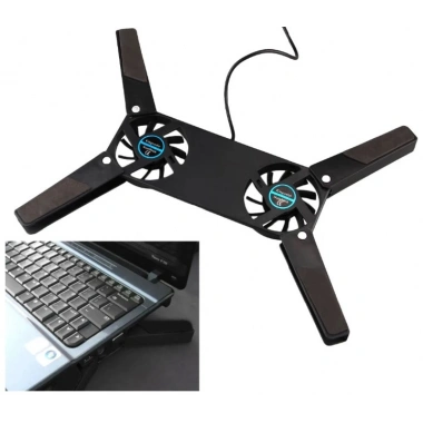 Katlanabilir Laptop Soğutucu 2 fanlı (5468)