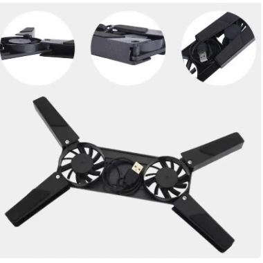 Katlanabilir Laptop Soğutucu 2 fanlı (5468)