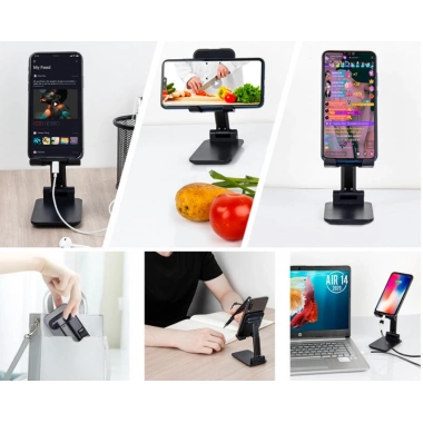 Katlanabilir Masaüstü Telefon Tutucu Stand (5468)