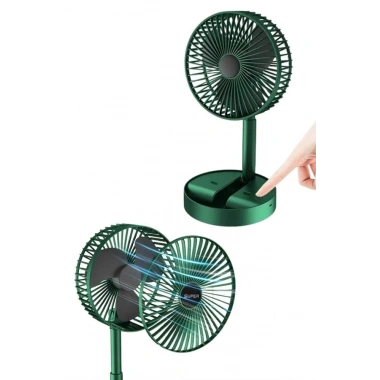 Katlanabilir Teleskopik Şarjlı Fan Masaüstü Soğutucu Vantilatör