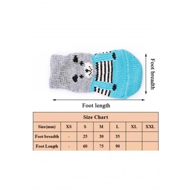 Kedi Köpek Kaydırmaz Örme Çorap