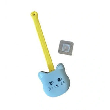 Kedi Tasarımlı Ergonomik Tuvalet Fırçası