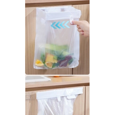 Kendinden Yapışkanlı Katlanabilir Çöp Poşeti Tutucu Aparat