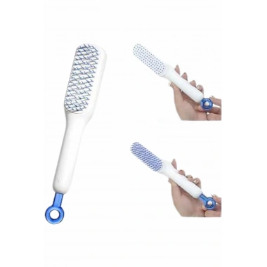 Kendini Temizleyen Tarak Fırça Geri Çekilebilir Evcil Hayvana Uygun Sıkı Dişli