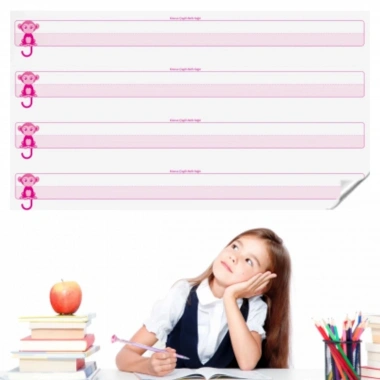 Kılavuz Çizgili Akıllı Kağıt Yazı Tahtası Duvarda İz Bırakmaz Statik Yeni Müfredata Uygun 100x56cm (5468)