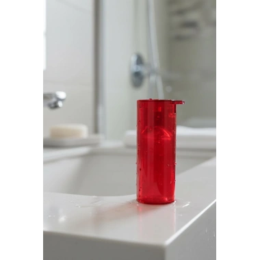 Kırmızı Akrilik Sıvı Sabunluk 250 ml