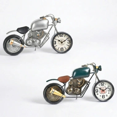 Klasik Motor Tasarımlı Masaüstü Saat