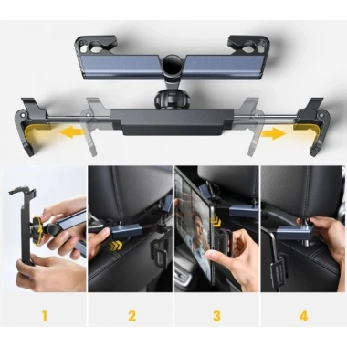 Koltuk Arkası Ayarlanabilir Tablet Telefon Tutucu (5468)