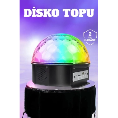 Kompakt Tasarımlı, Telefon Kontrollü Disko Topu Işıkları