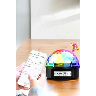 Kompakt Tasarımlı, Telefon Kontrollü Disko Topu Işıkları