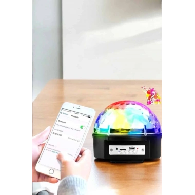 Kompakt Tasarımlı, Telefon Kontrollü Disko Topu Işıkları