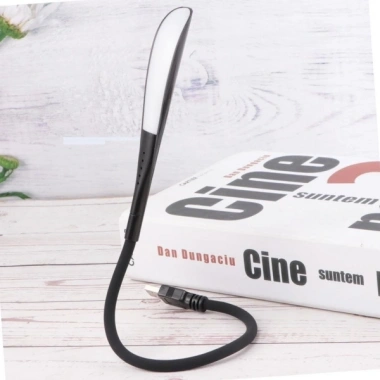 Kompakt USB Siyah 14 Ledli 3 Kademeli Dokunmatik Okuma Lambası