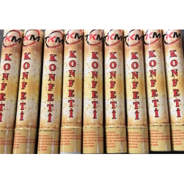 KONFETİ KARNAVAL METALİK RENKLİ 30CM (5468)