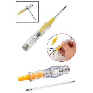 Kontrol Kalemi Çift Başlıklı Şeffaf Elektrik Testi Değişken Uçlu