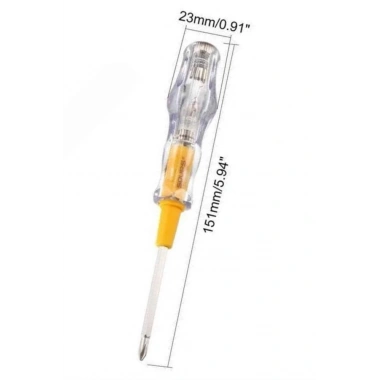 Kontrol Kalemi Çift Başlıklı Şeffaf Elektrik Testi Değişken Uçlu